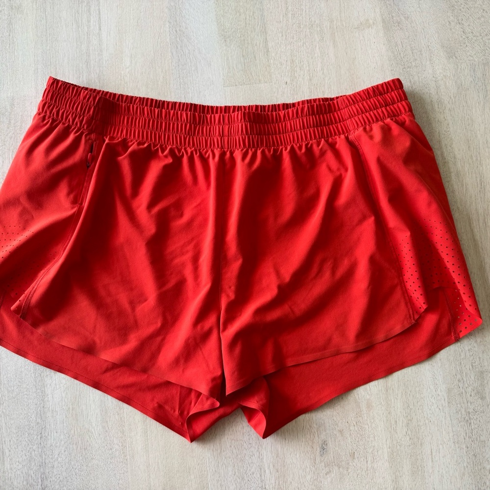 Athleta Women’s Hustle 3” Shorts in Orange